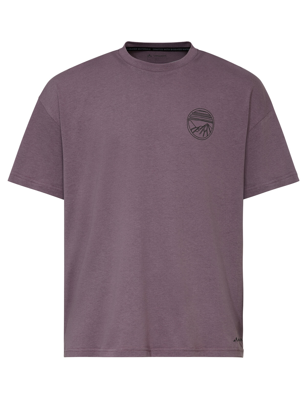 VAUDE Heren Casual Fietsshirt paars as