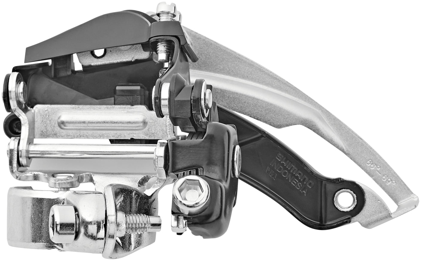 Shimano Tourney FD-TY500 Voorderailleur Klem Top Swing 66-69° 6/7-speed