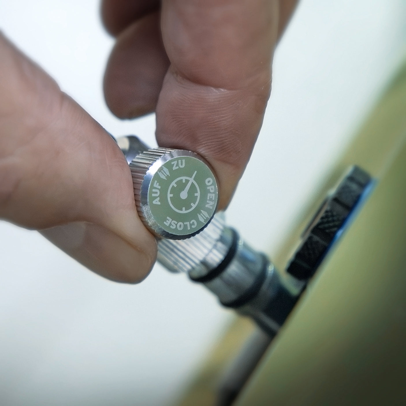 SKS Germany RENNKOMPRESSOR SUSPENSION Vloerpomp Oranje