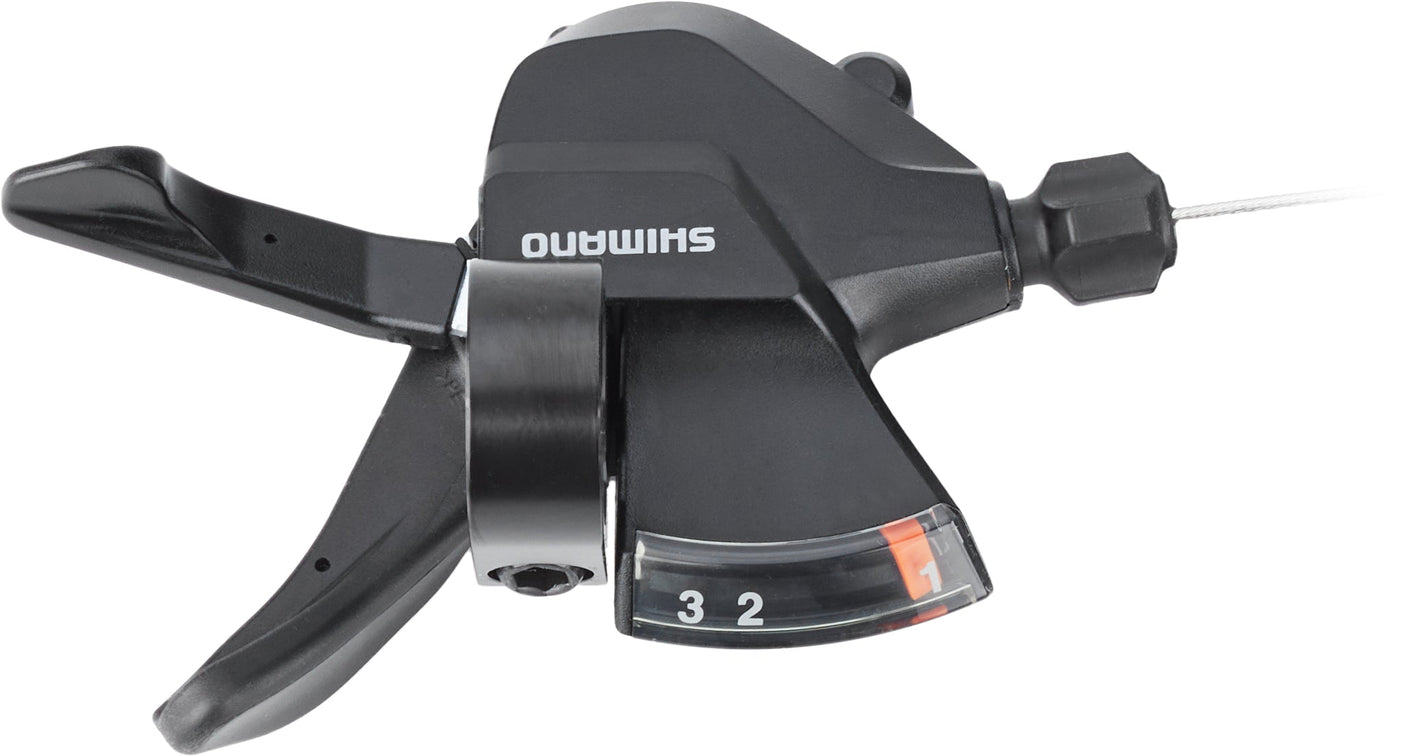 Shimano SL-M315 Rapidfire Plus 3-speed linker shifter zwart