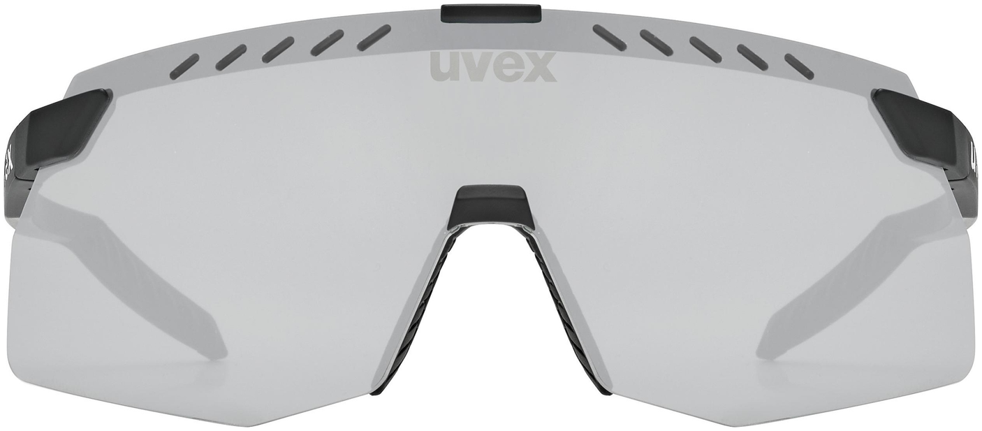 uvex Pace Stage S fietsbril Zwart Mat / Spiegel Zilver