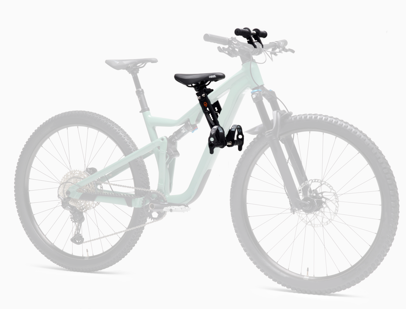 Shotgun kinderzitje inclusief stuurbevestiging