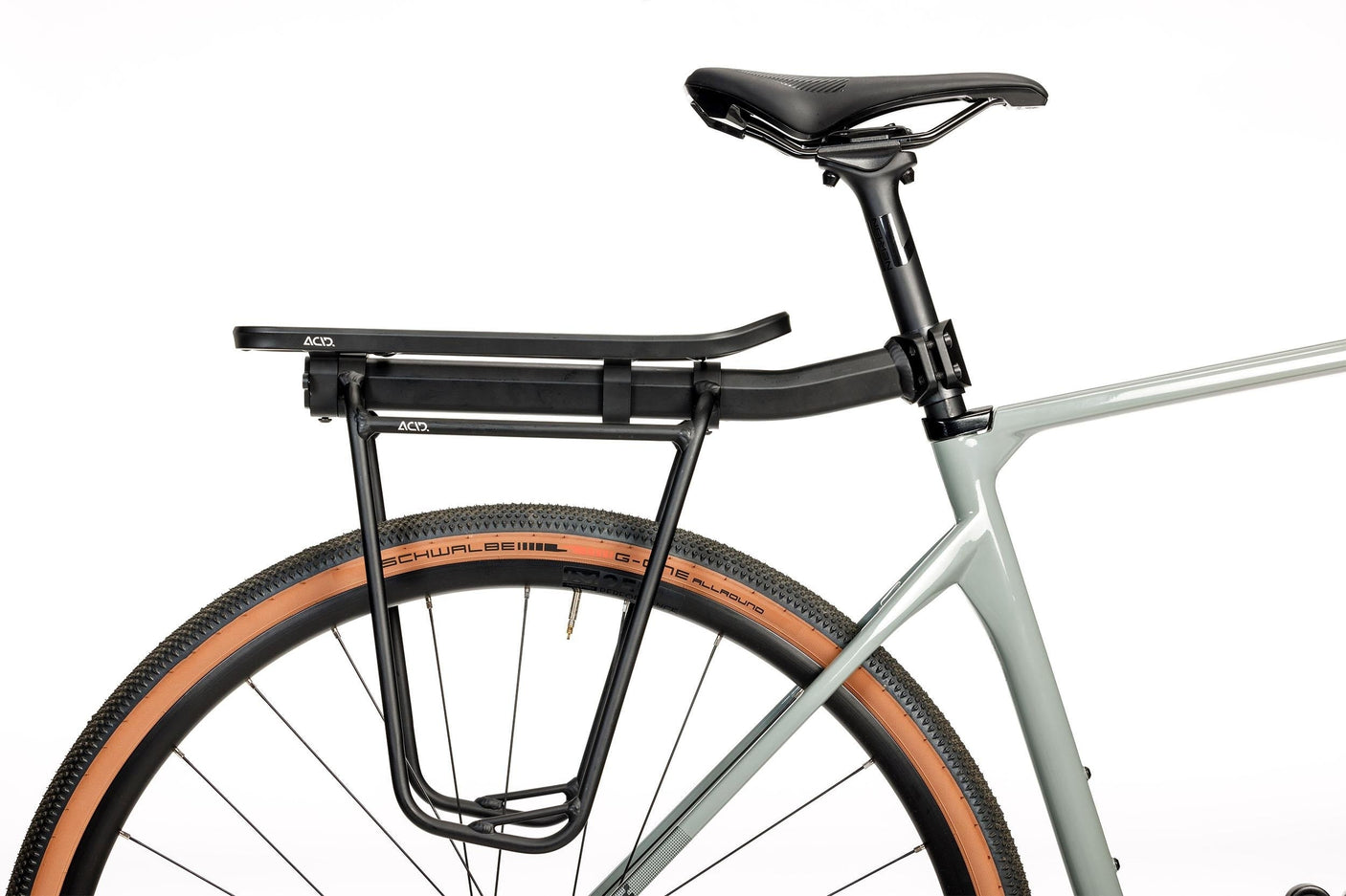 ACID zadelpenbagagedrager BEAM veerklep + zijrail RILink