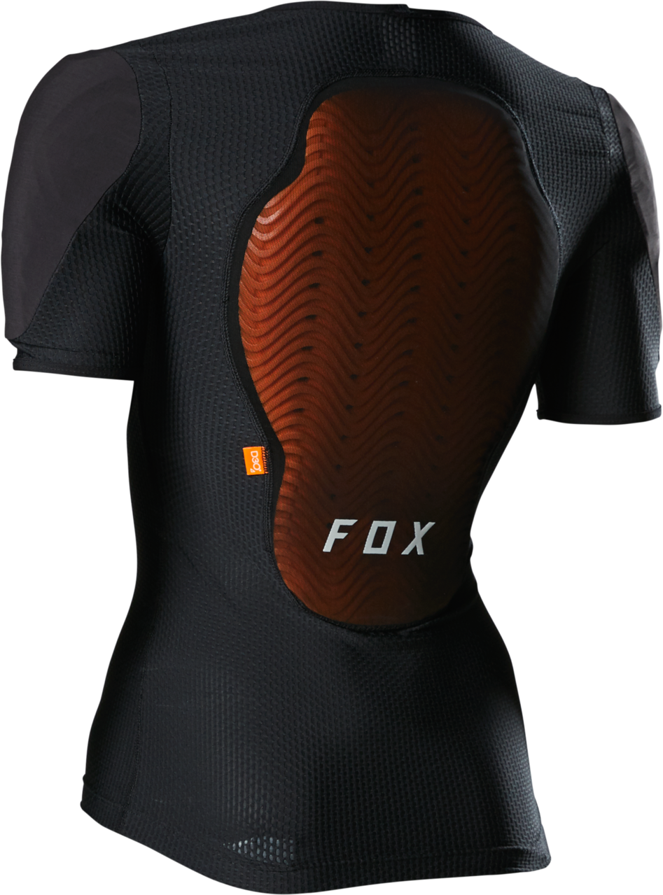 Fox W Baseframe Pro SS beschermingsshirt Zwart
