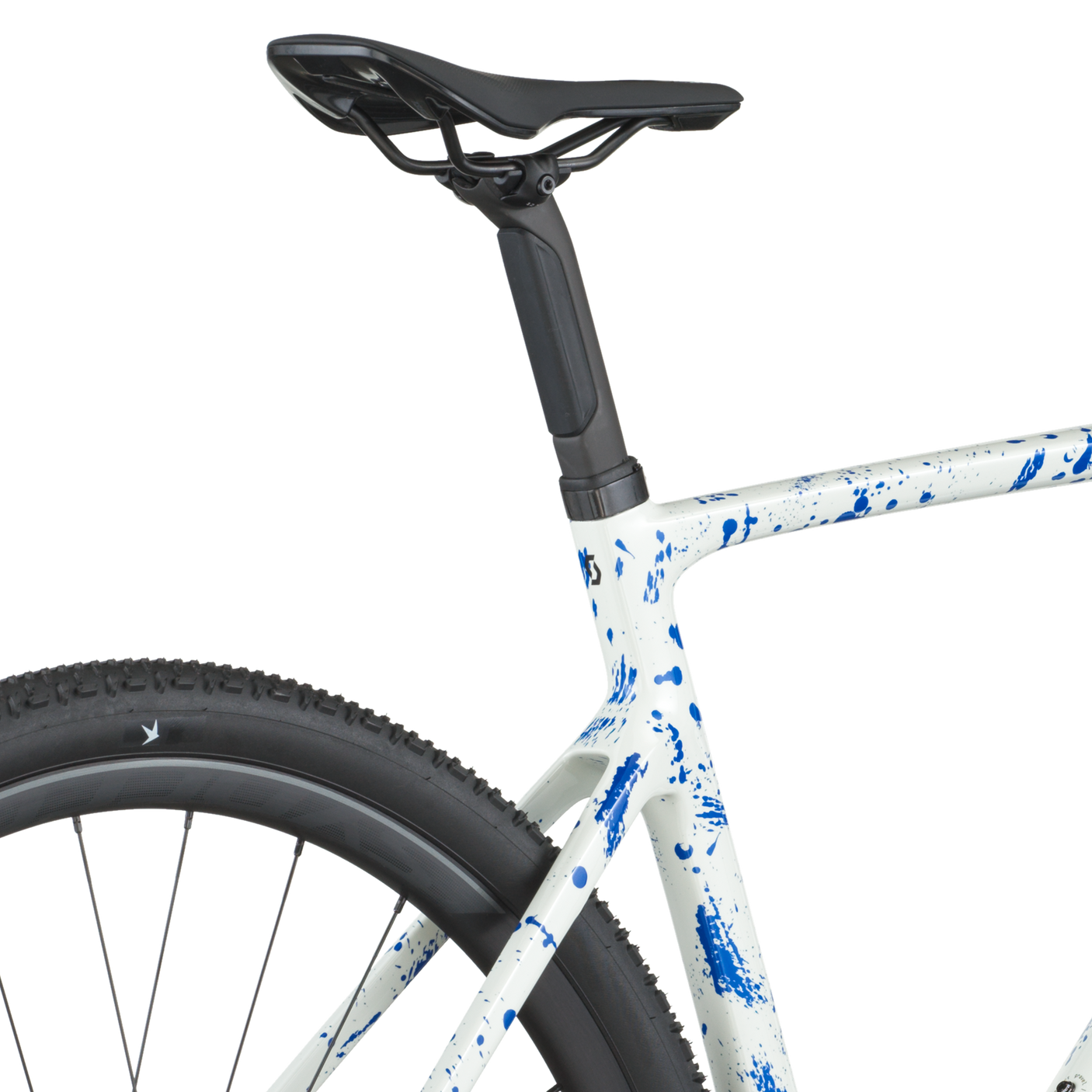 Scott Addict Gravel 30 wit/spat blauw
