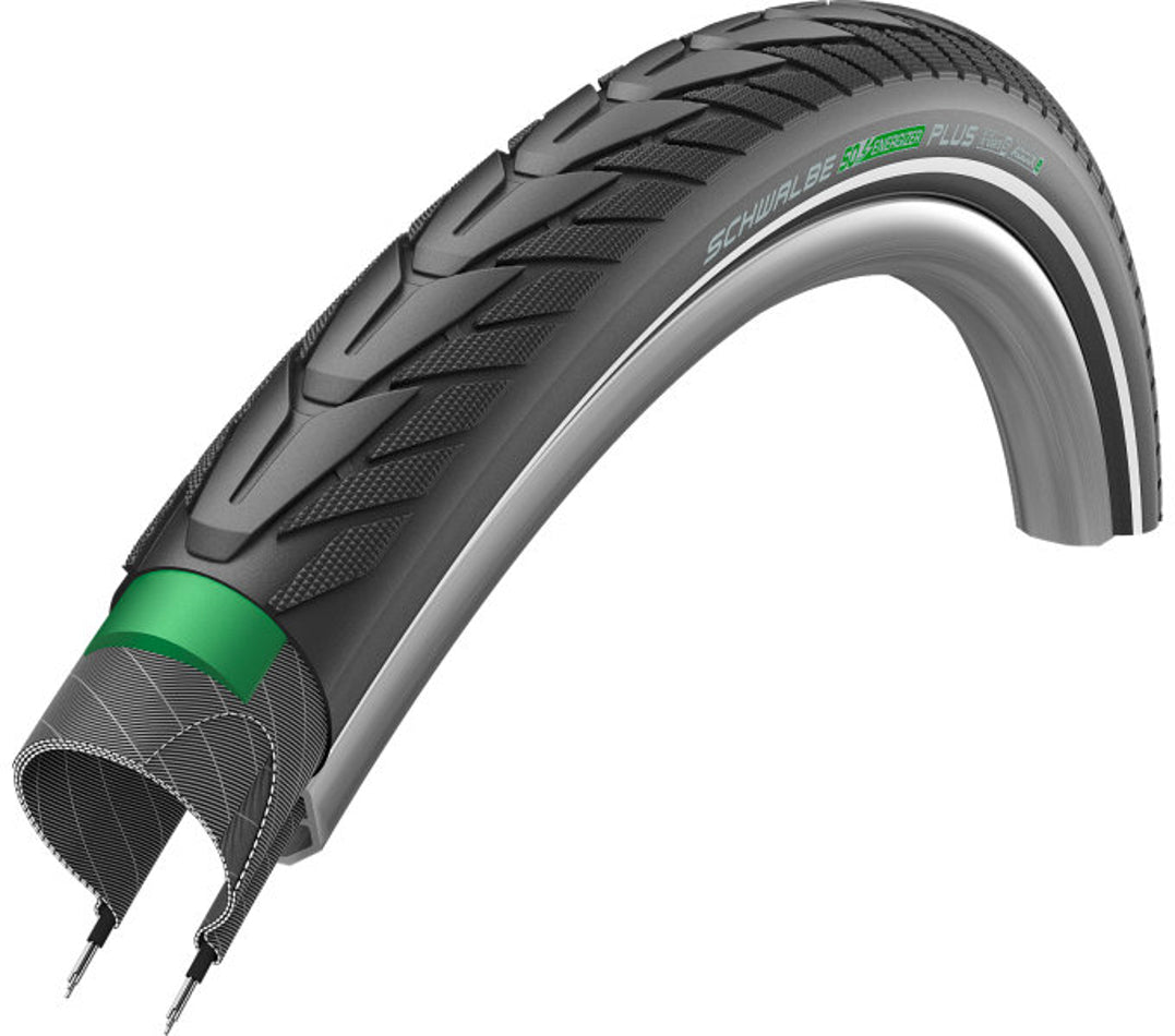 Schwalbe Energizer Plus Performance Draadband E-50 Addix.E Reflex 28x1.75" zwart