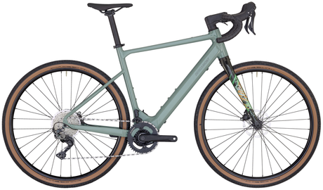 Bergamont E-Grandurance 7 Diamant 360 Dames,Heren shiny rainy green