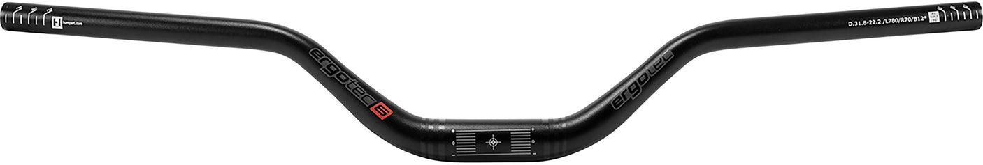 Humpert Ergotec Riser 70 Stuur Ø31,8mm 12° zwart