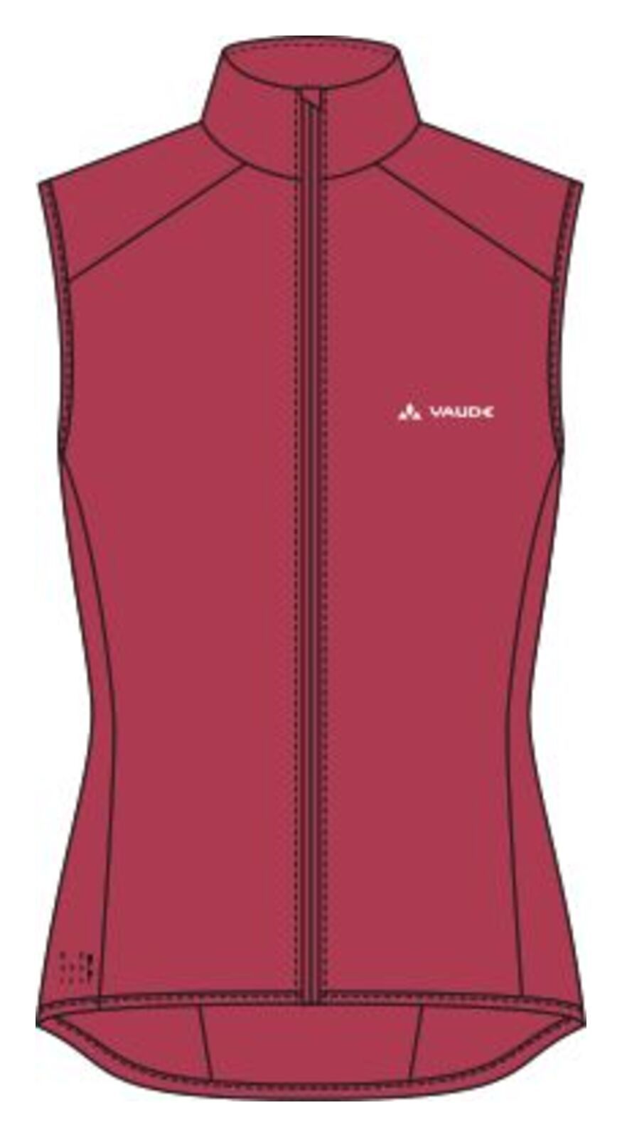 VAUDE Matera Air Vest Dames oranje