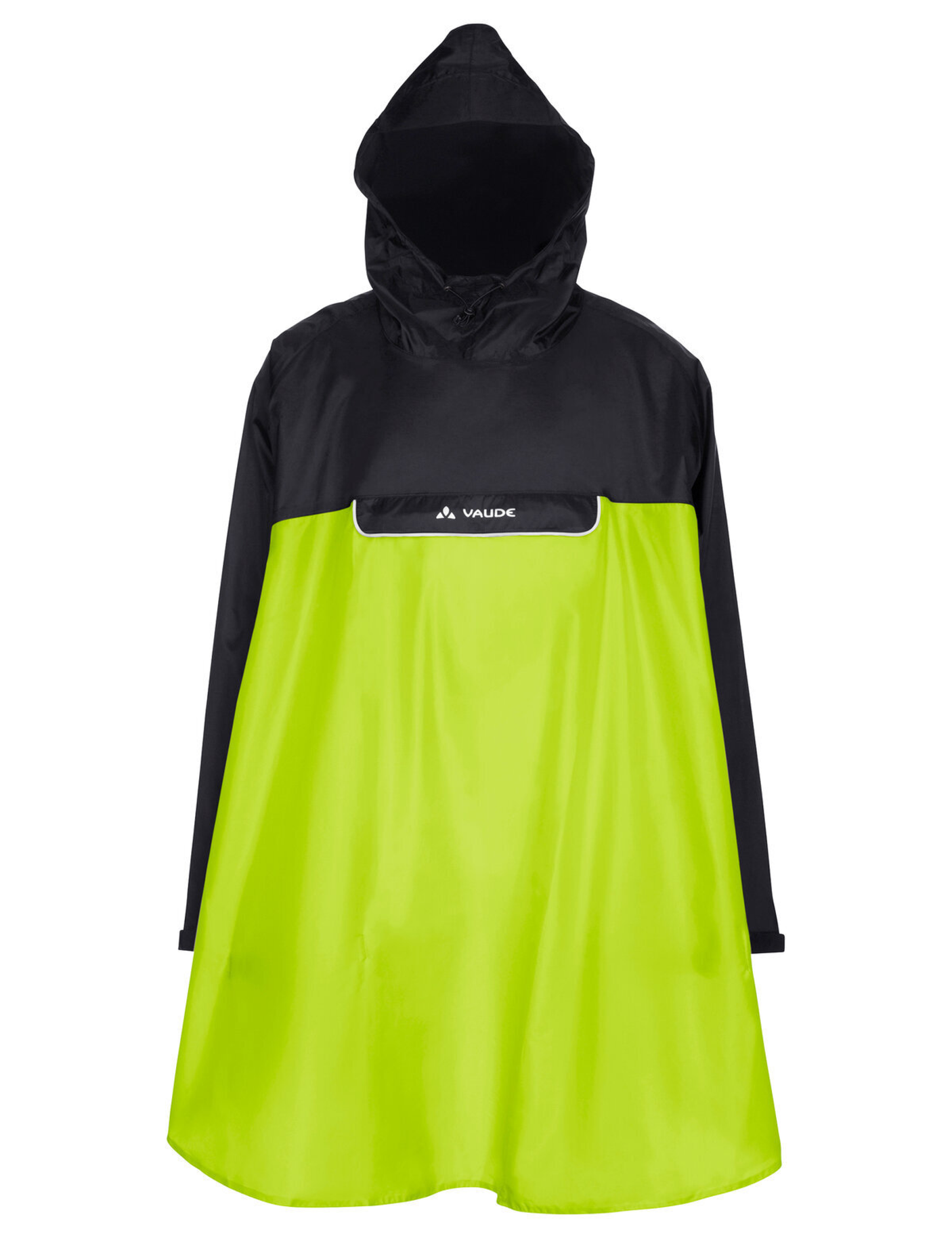 VAUDE Covero Poncho II neon geel/zwart