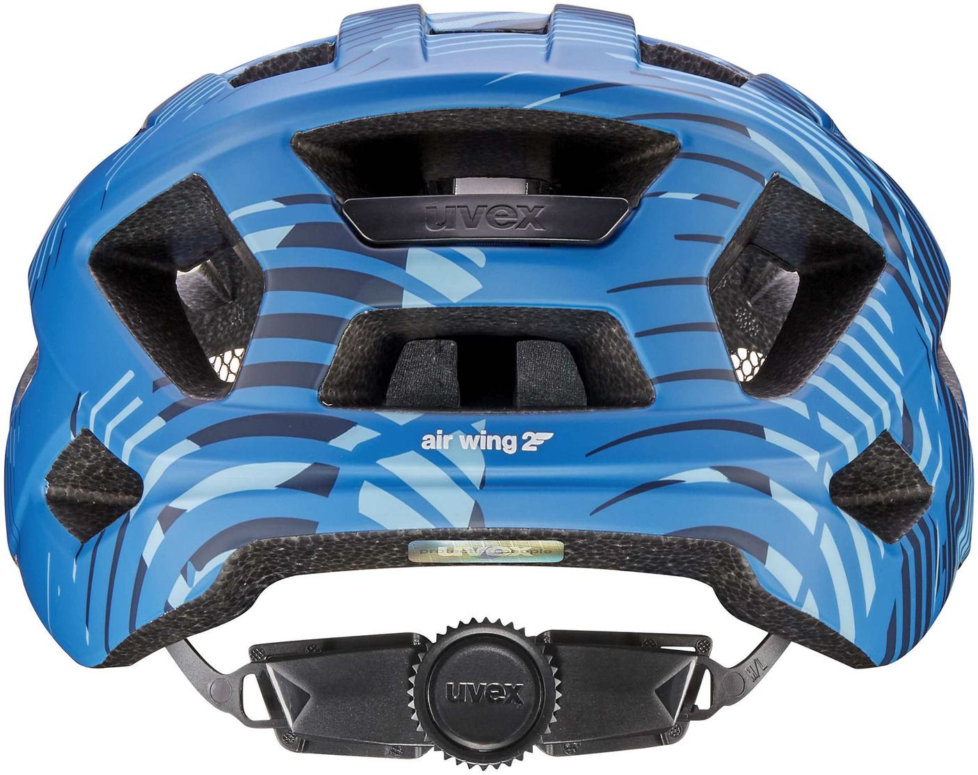 uvex Air Wing 2 Cc kinderhelm Dusk-Bubble Blue mat