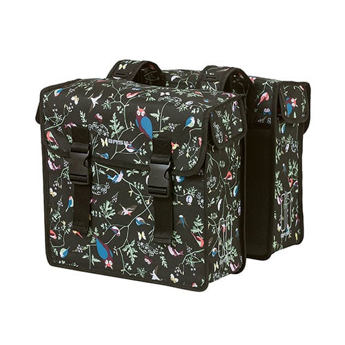 Basil Wanderlust dubbele bagagedrager tas 35l zwart