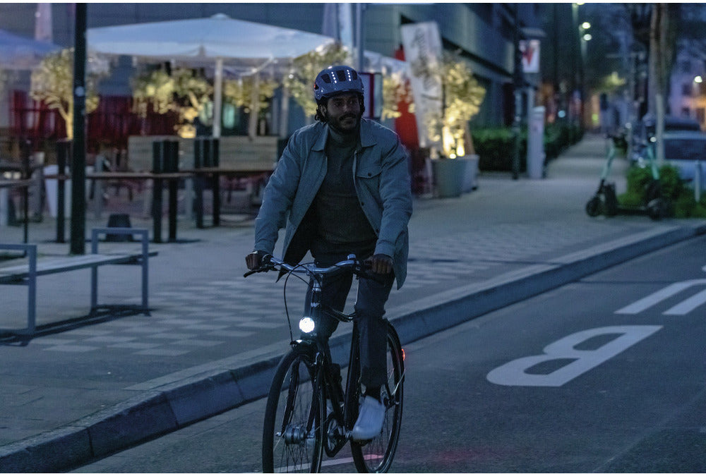 ABUS Hyban 2.0 LED Helm zwart