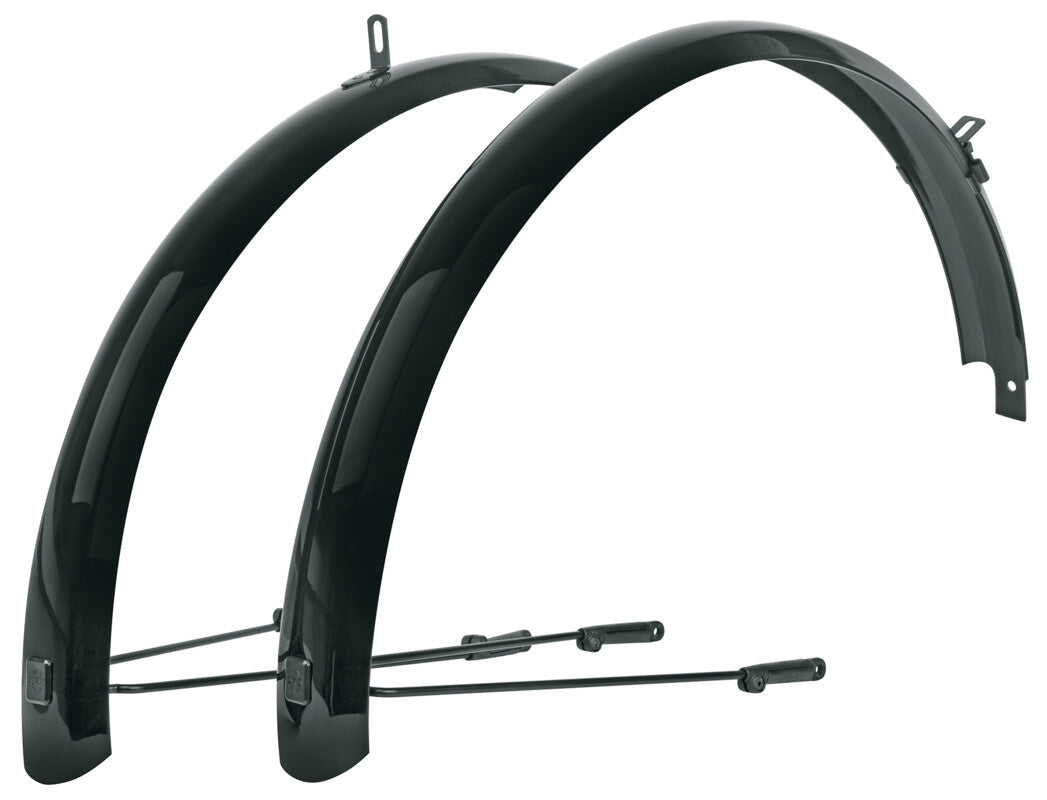 SKS Bluemels Basic spatbordset 24" 53mm zwart