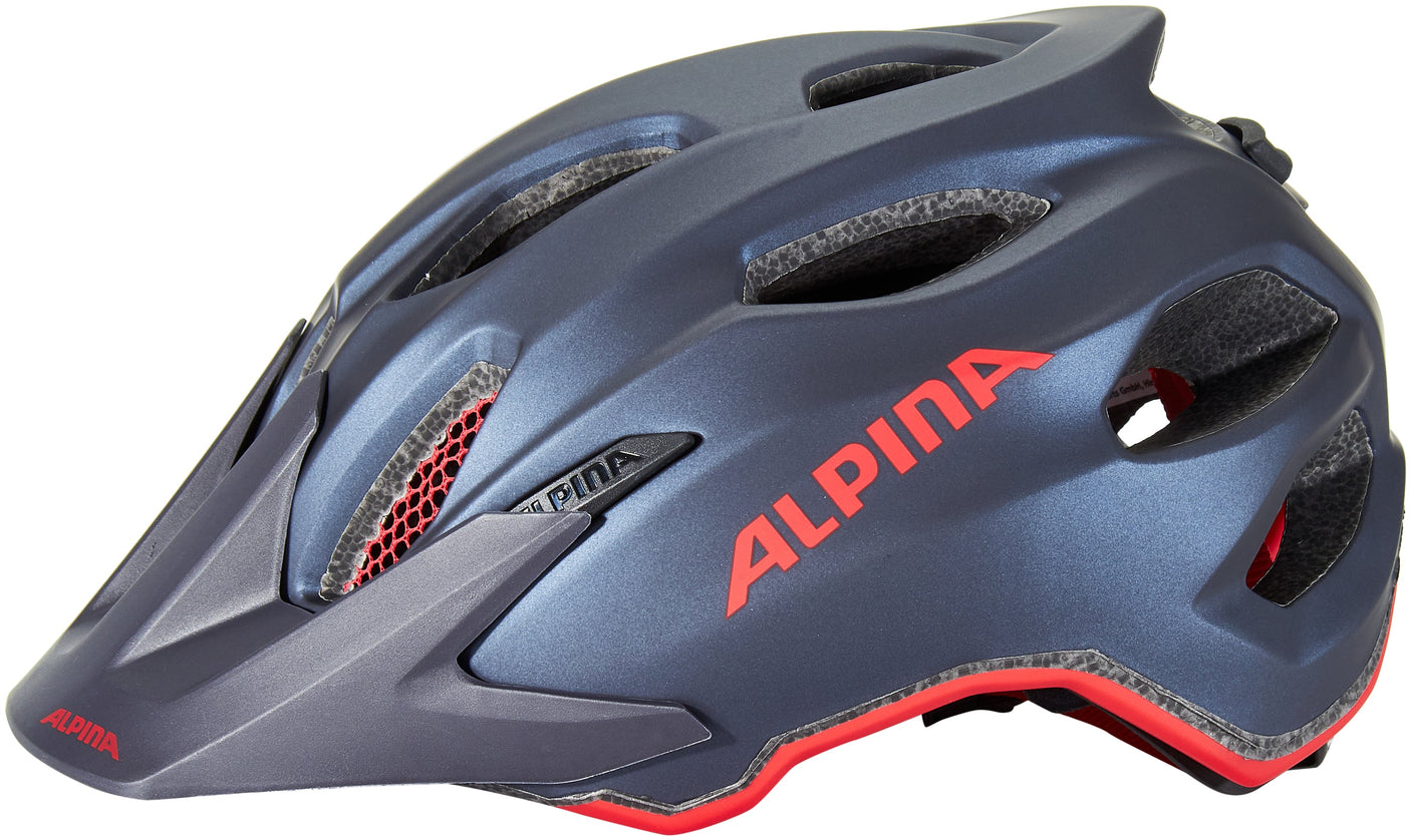 Alpina Carapax Helm jeugd blauw