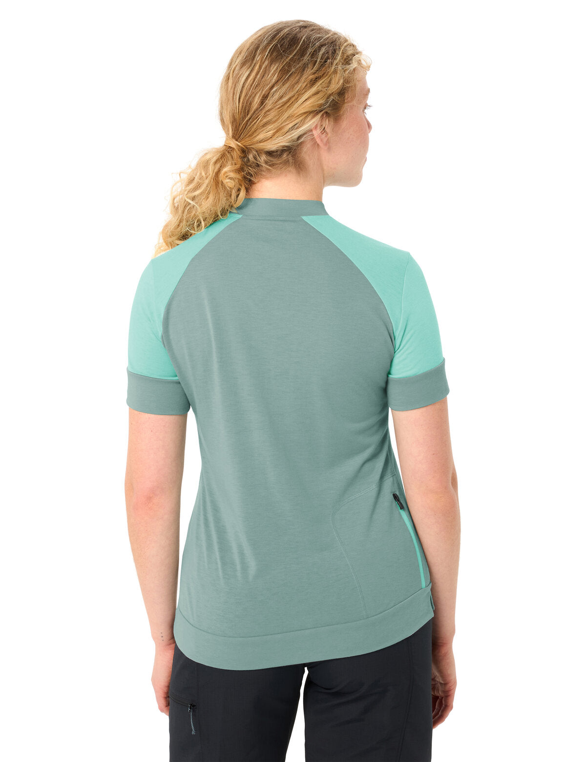 VAUDE Dames Altissimo Q-Zip Shirt dusty fern uni