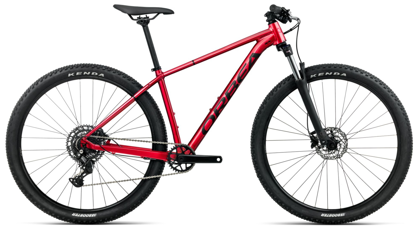 Orbea ONNA 27 40 Burning Red (Gloss) - Zwart (Mat)
