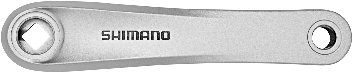 Shimano FC-TY501 crankstel 6/7/8-speed 42-34-24 tanden met kettingbladbeschermer zilver