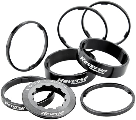Reverse Single Speed Spacer Kit zwart