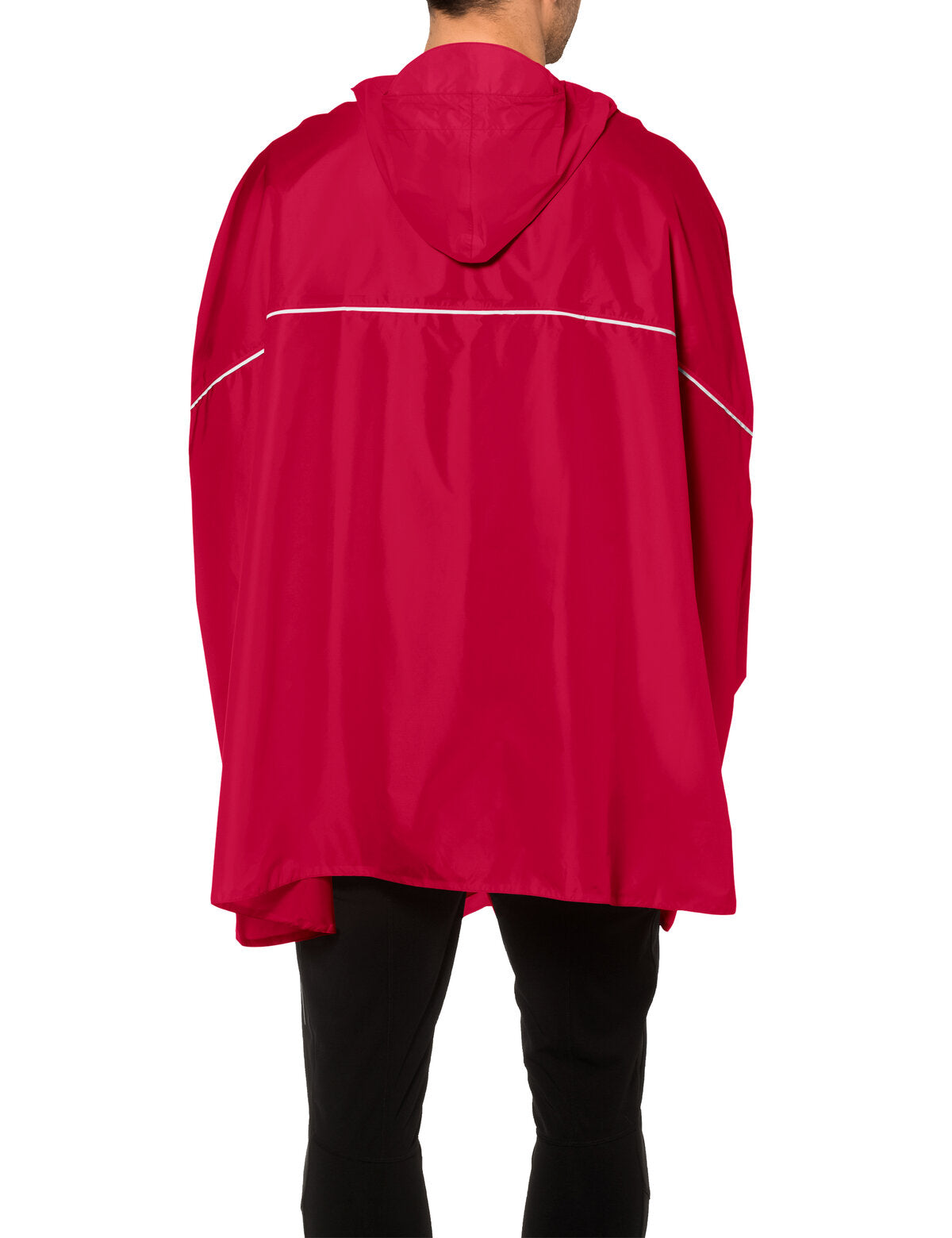 VAUDE Valdipino Poncho rood