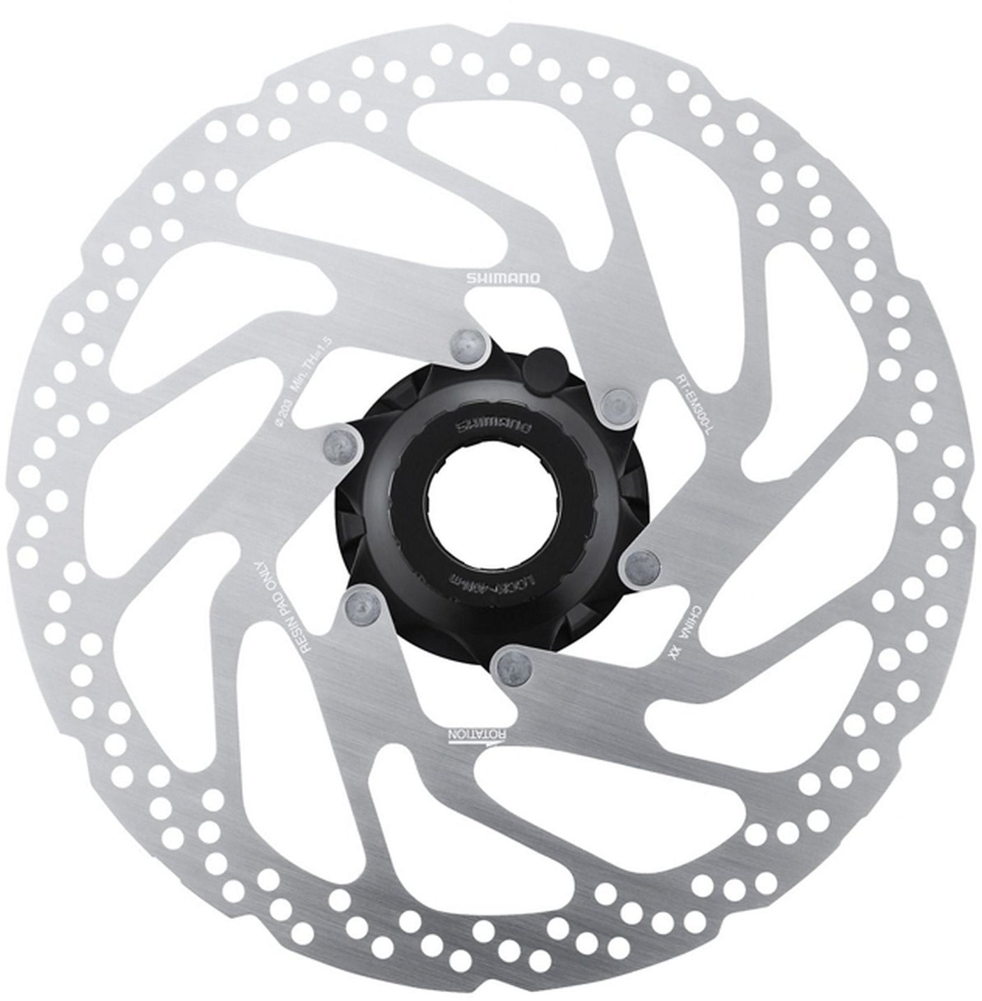 Shimano RT-EM300 remschijf Center Lock voor STEPS