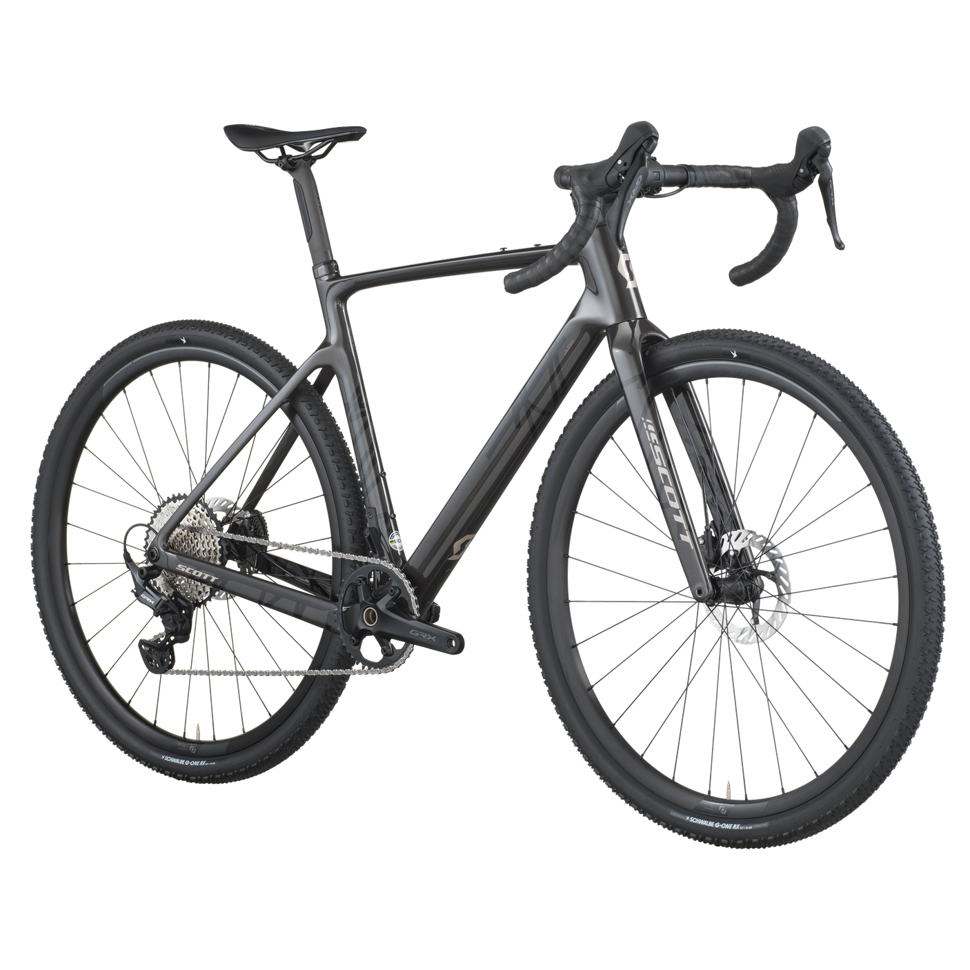 Scott Addict Gravel 30 carbon zwart