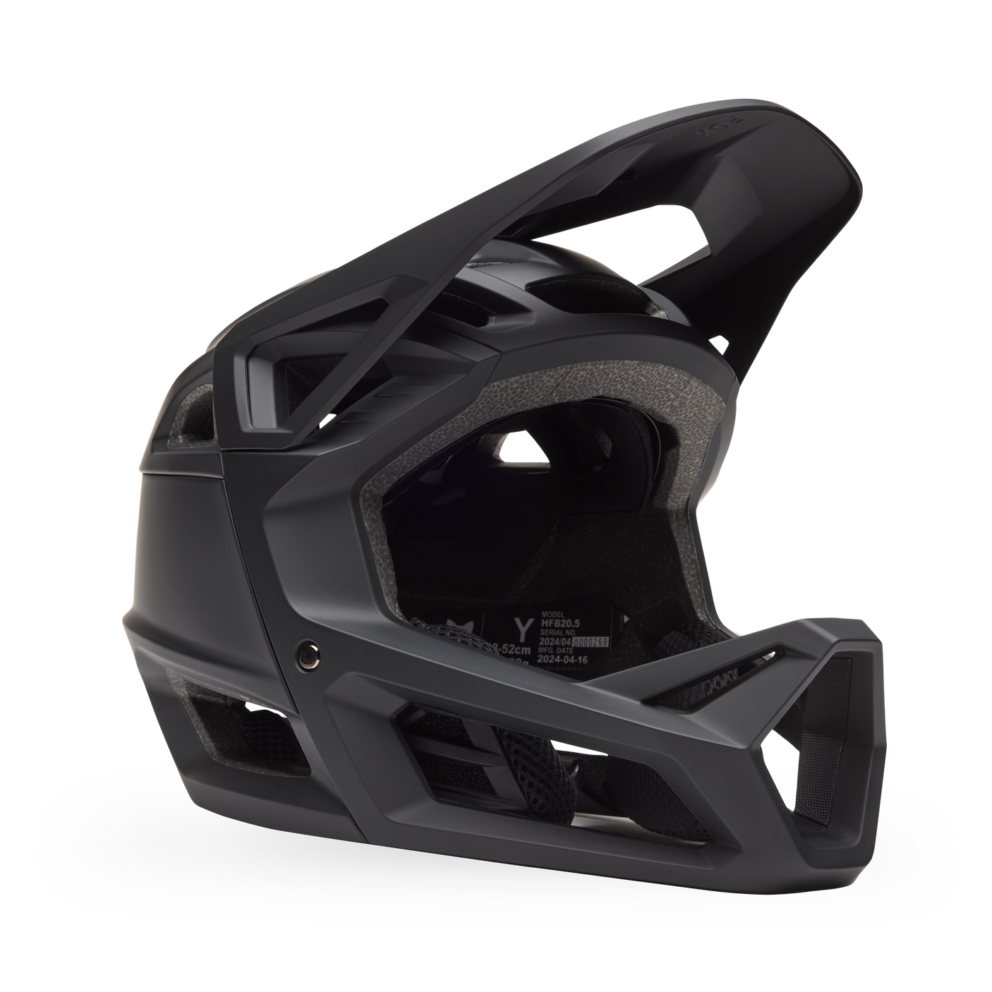Fox YTH Proframe Full Face Helm Mat Zwart