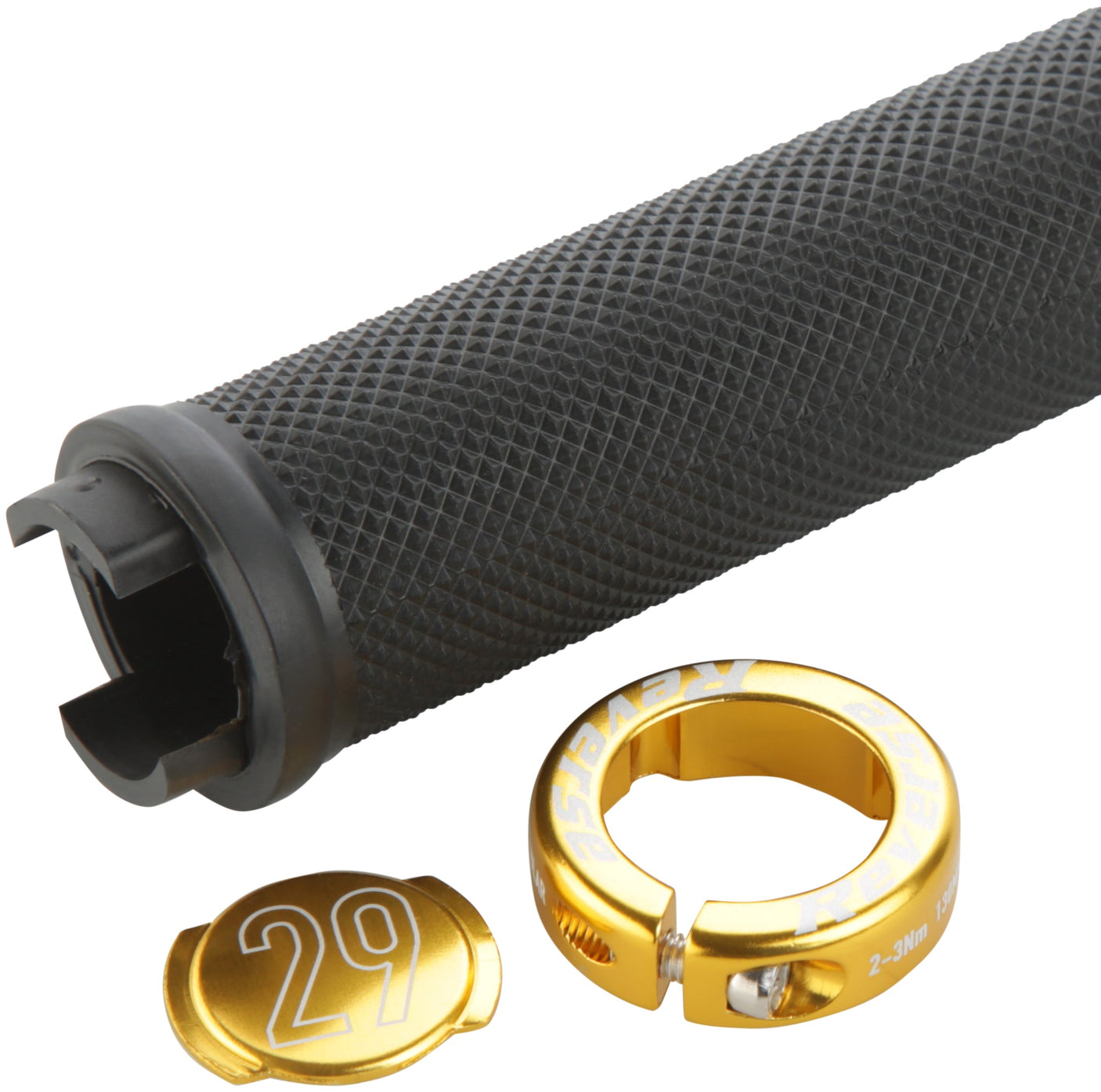 Reverse Lock-On handvatten zwart/goud