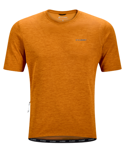 Cube GRAVEL korte mouw shirt groen