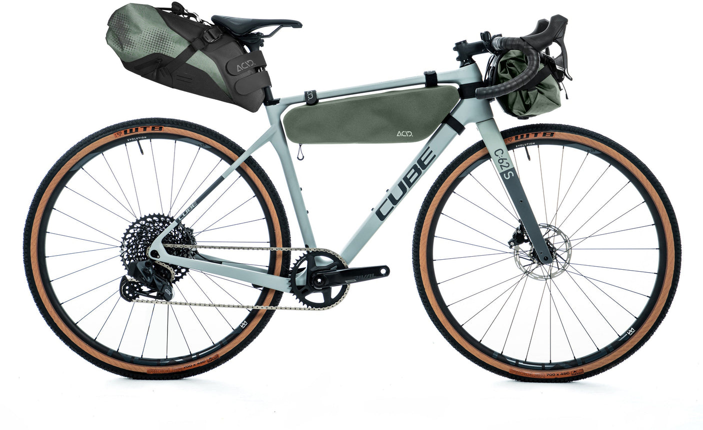 ACID Zadelzak PACK PRO 11 black´n´green