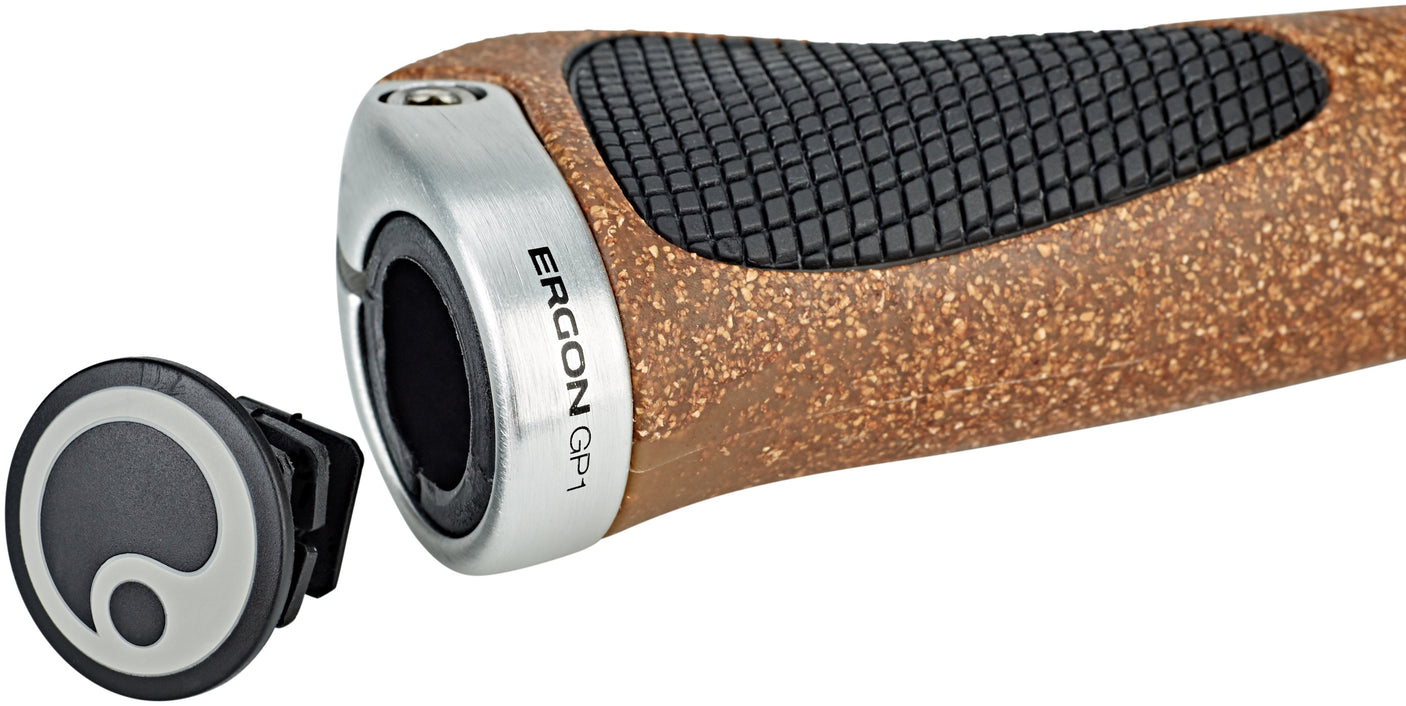 Ergon GP1 BioKork handvatten bruin/zwart