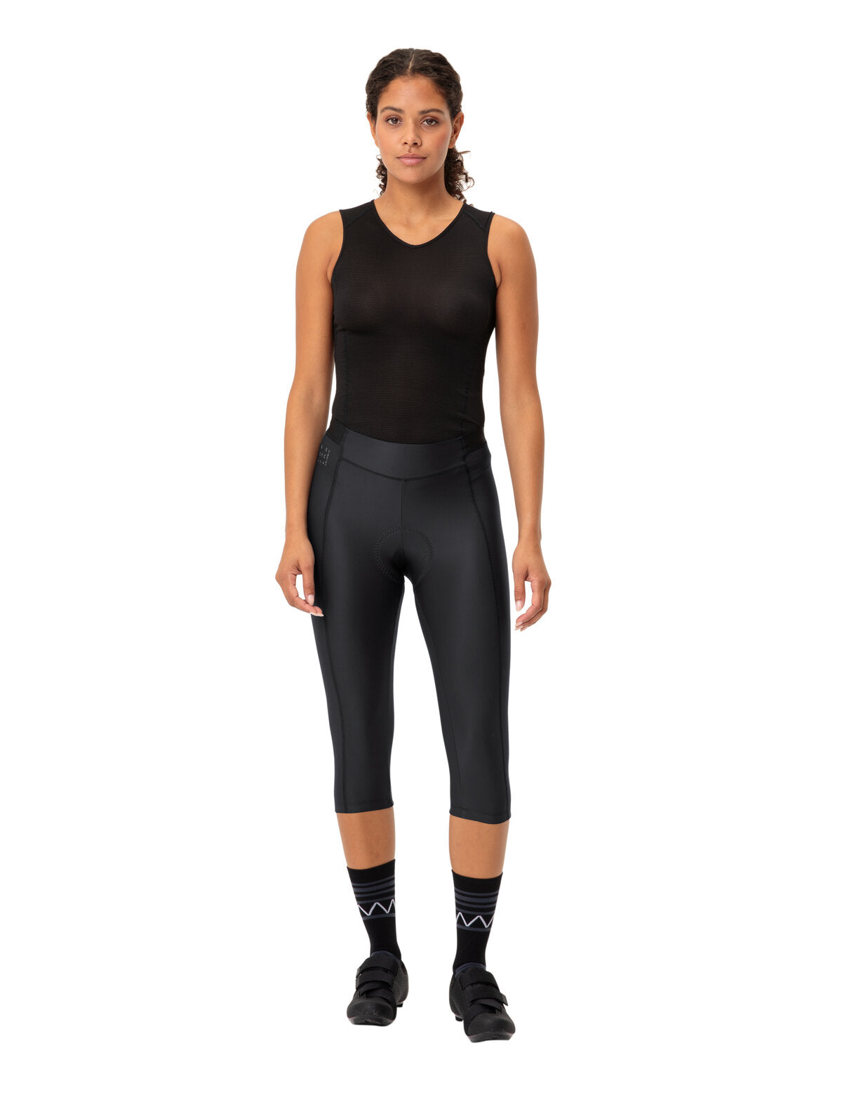 VAUDE Posta 3/4 Tights Dames zwart