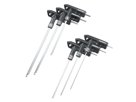 Topeak DuoHex Inbussleutelset met T-handgreep 2/2,5/3/4/5/6mm