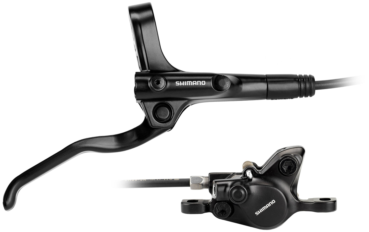 Shimano MT200 Schijfrem Achter PM B01S Resin zwart