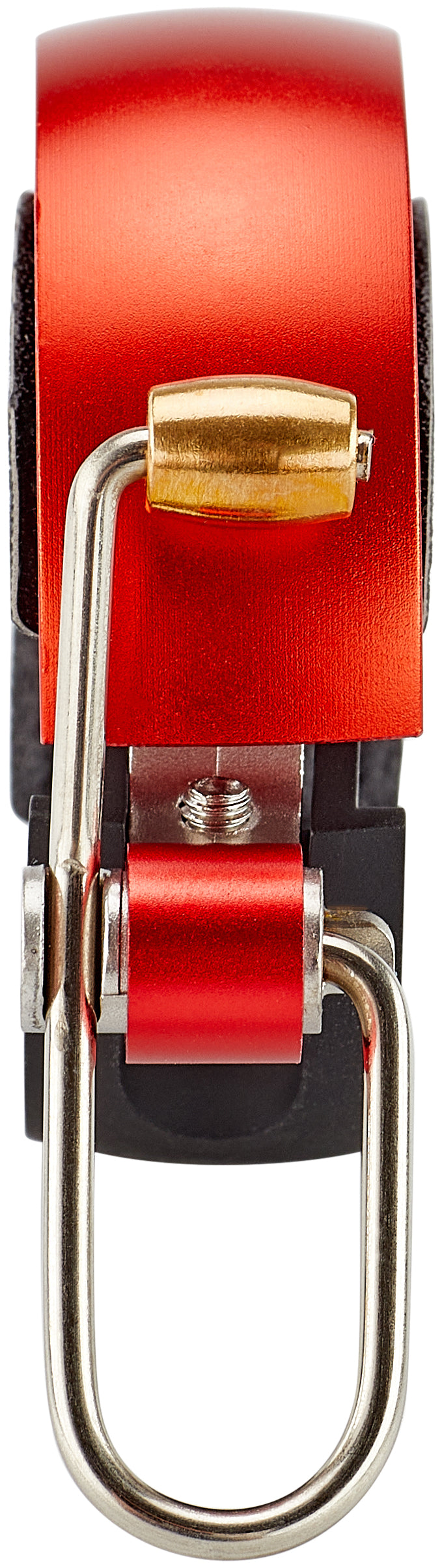 Knog Oi Luxe Fietsbel black/red