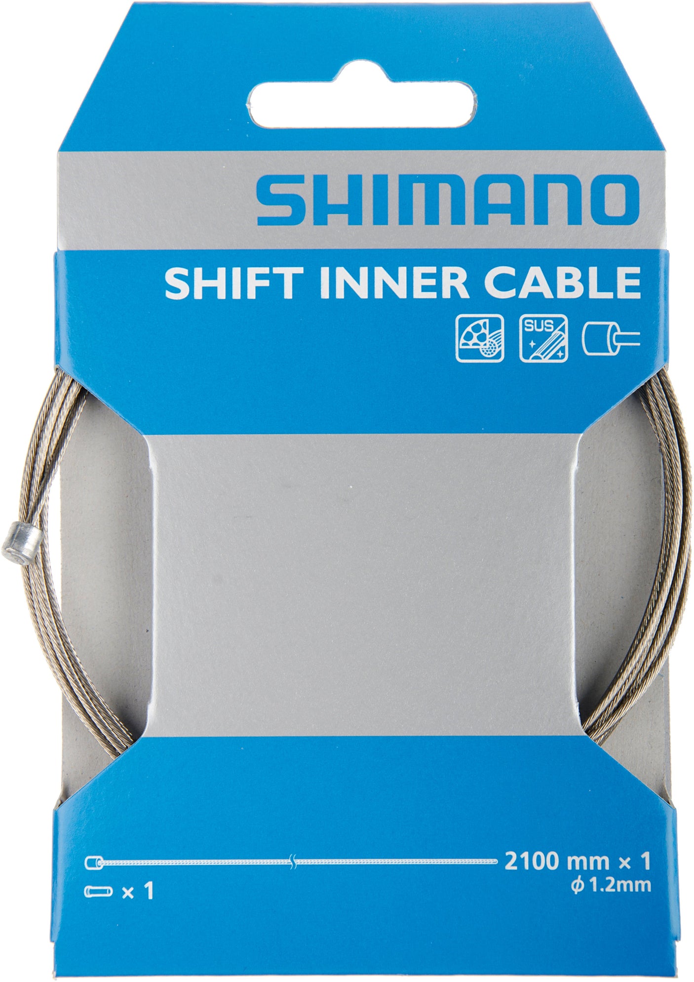 Shimano MTB/Weg schakelkabel roestvrij staal zilver