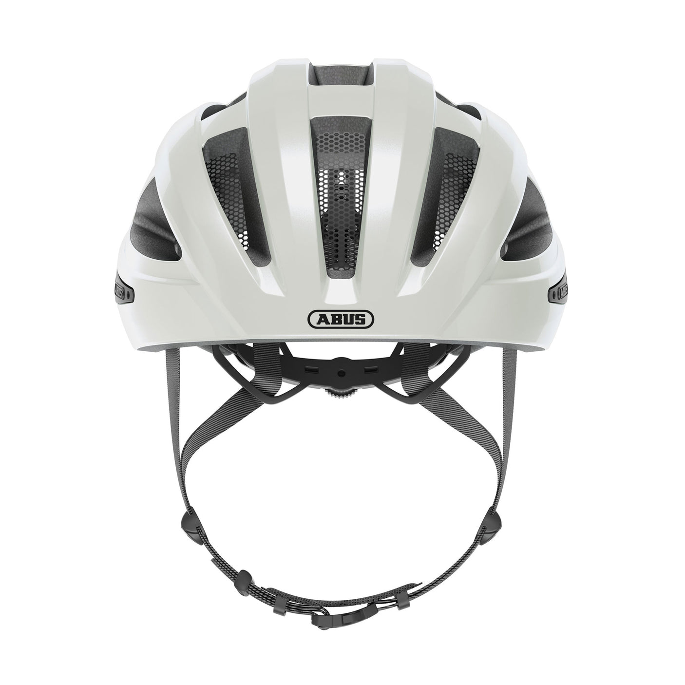 Abus fietshelm Macator parelwit