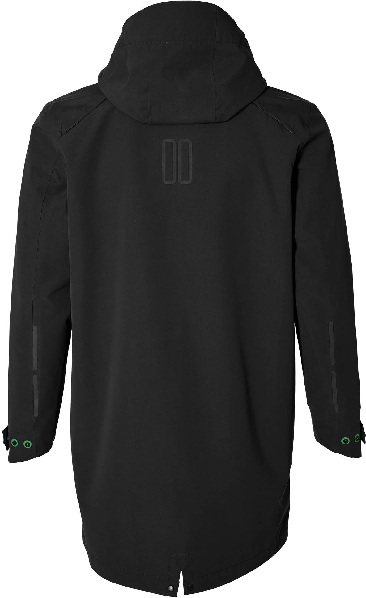 Basil Mosse regenparka heren zwart