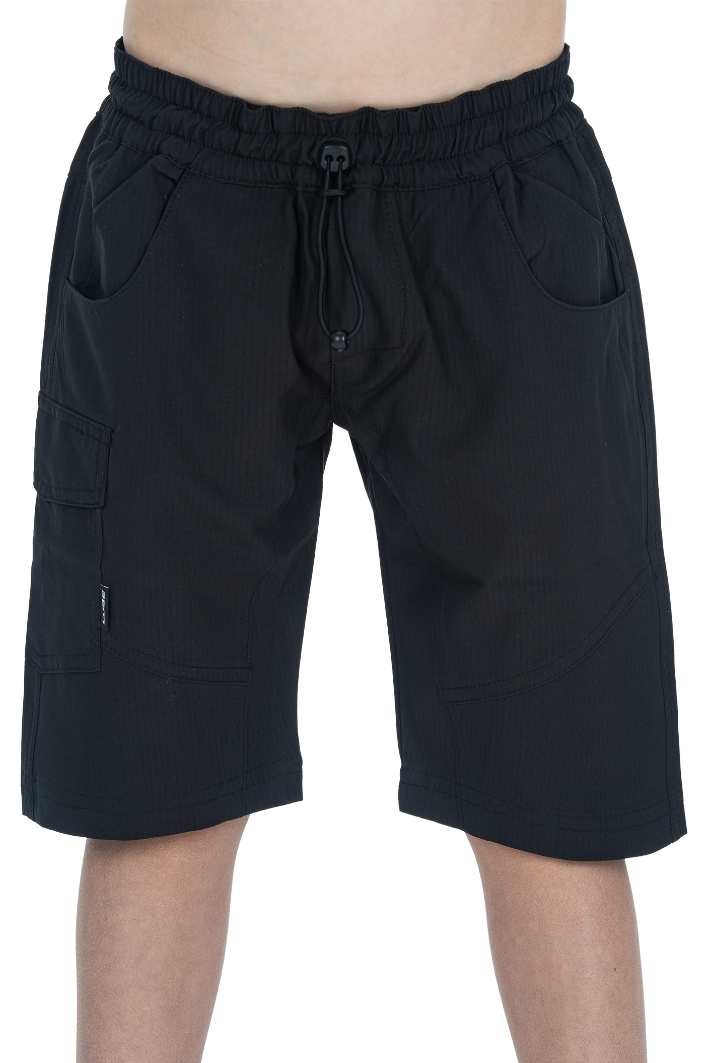 CUBE TEAMLINE Baggy Shorts ROOKIE zwart´n´wit