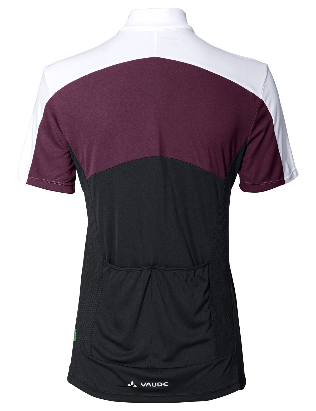 VAUDE Matera Korte mouwen Full-Zip jersey dames zwart/lila