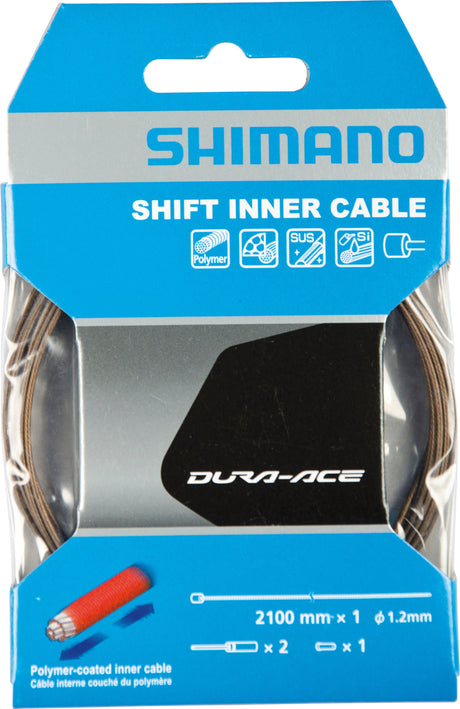 Shimano Dura-Ace schakelkabel polymer gecoat grijs