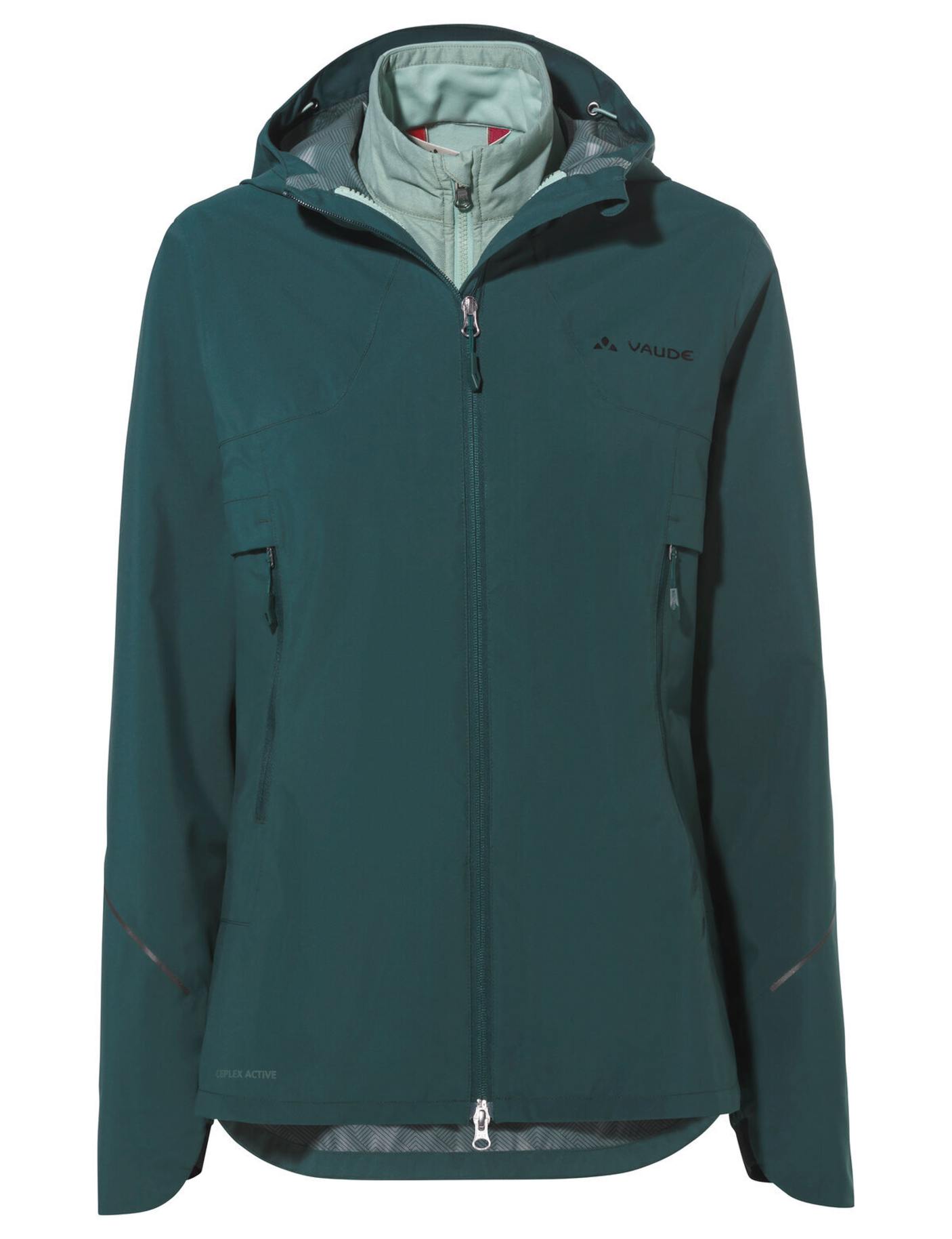 VAUDE Women's Yaras 3in1 Jas groen