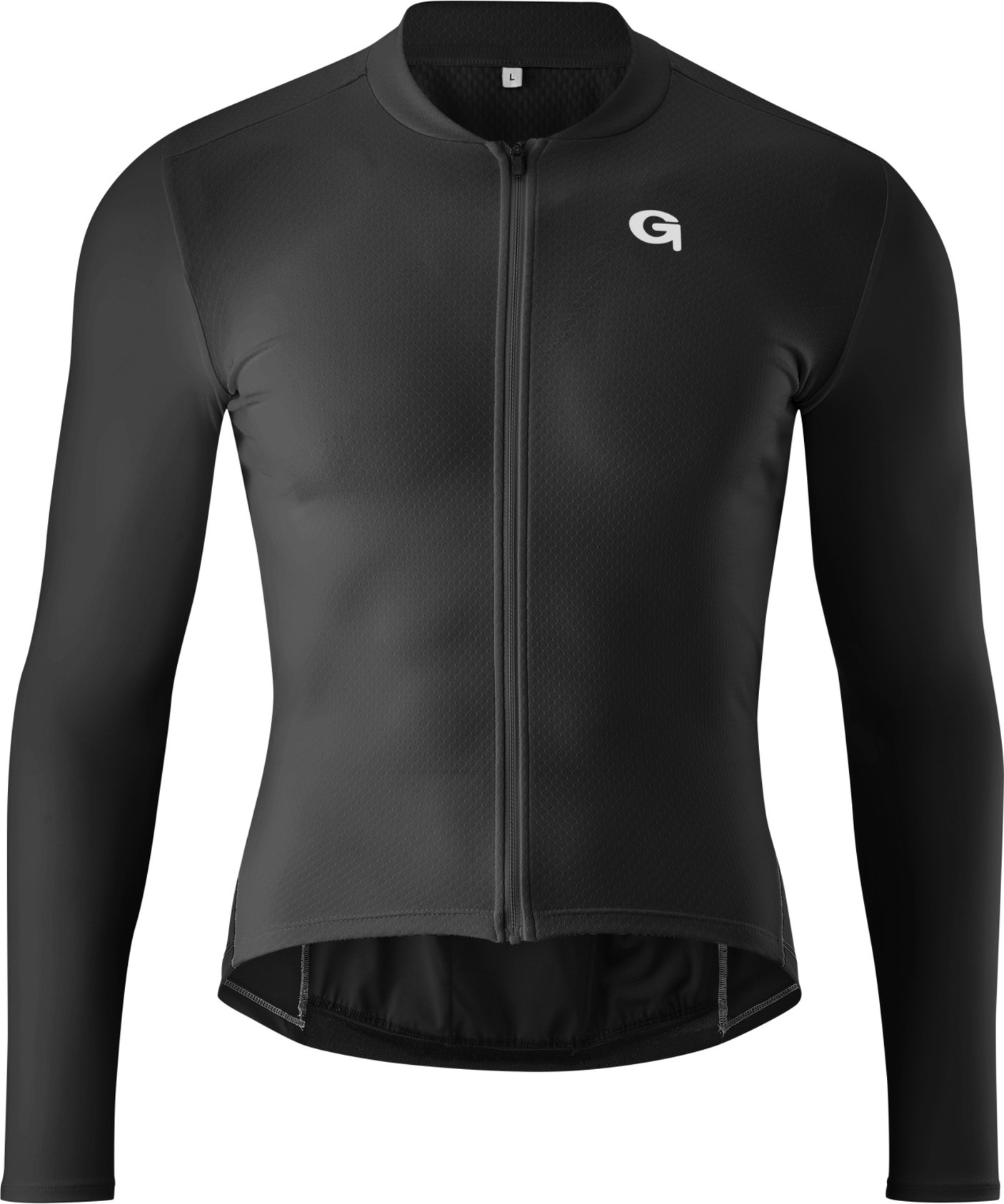 Gonso SITIVO TRIKOT LONGSLEEVE - Heren-fietsshirt-1/1-FZ black