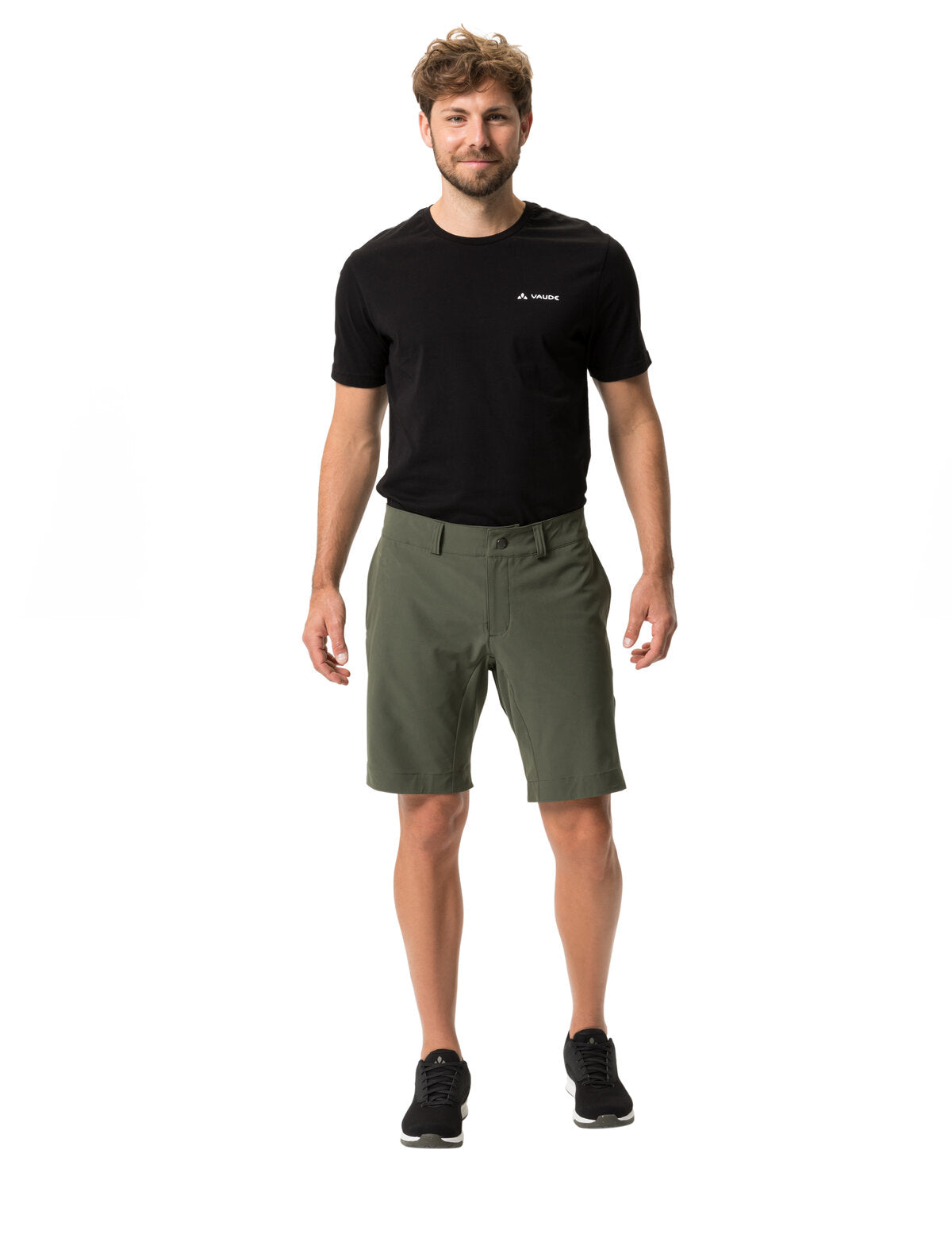 VAUDE Cyclist Shorts Heren olijfgroen