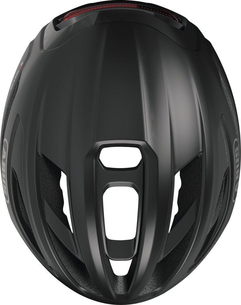 Abus TAIPAN LED Gravel Helm fluweel zwart