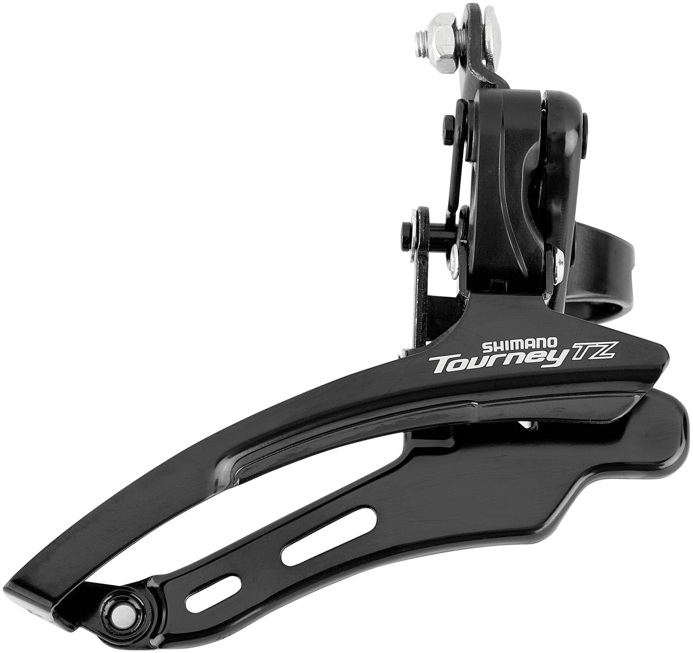 Shimano Tourney TZ FD-TZ510 Voorderailleur 3x6/7-speed Down Swing Klem hoog zwart