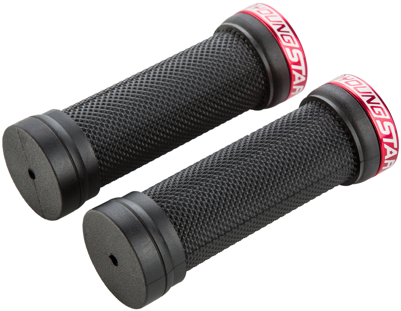 Reverse Youngstar Single Lock-On handvatten Ø28mm 98mm kinderen zwart/rood