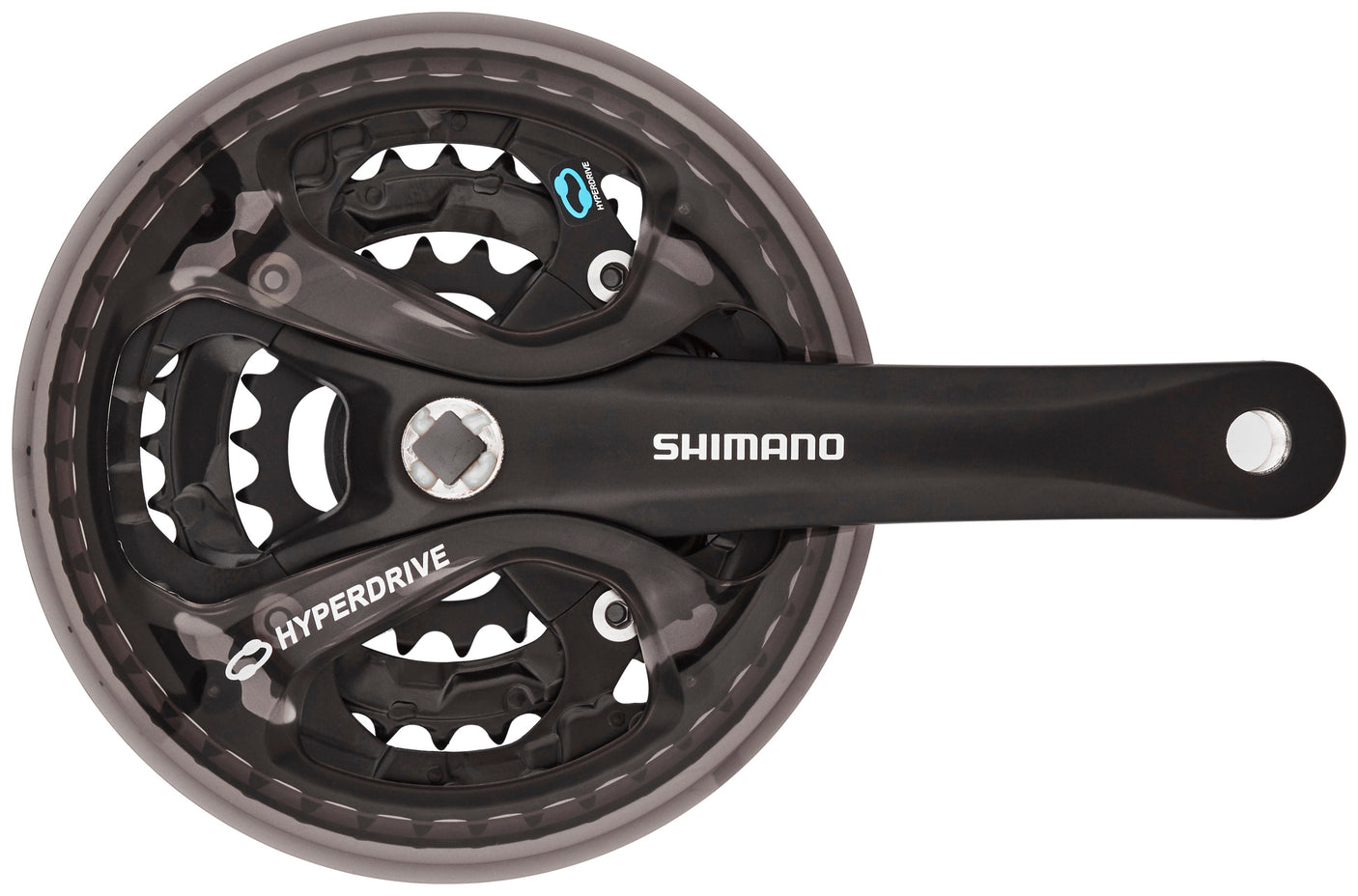 Shimano Acera FC-M361 crankstel 42/32/22 met kettingbladbeschermer zwart