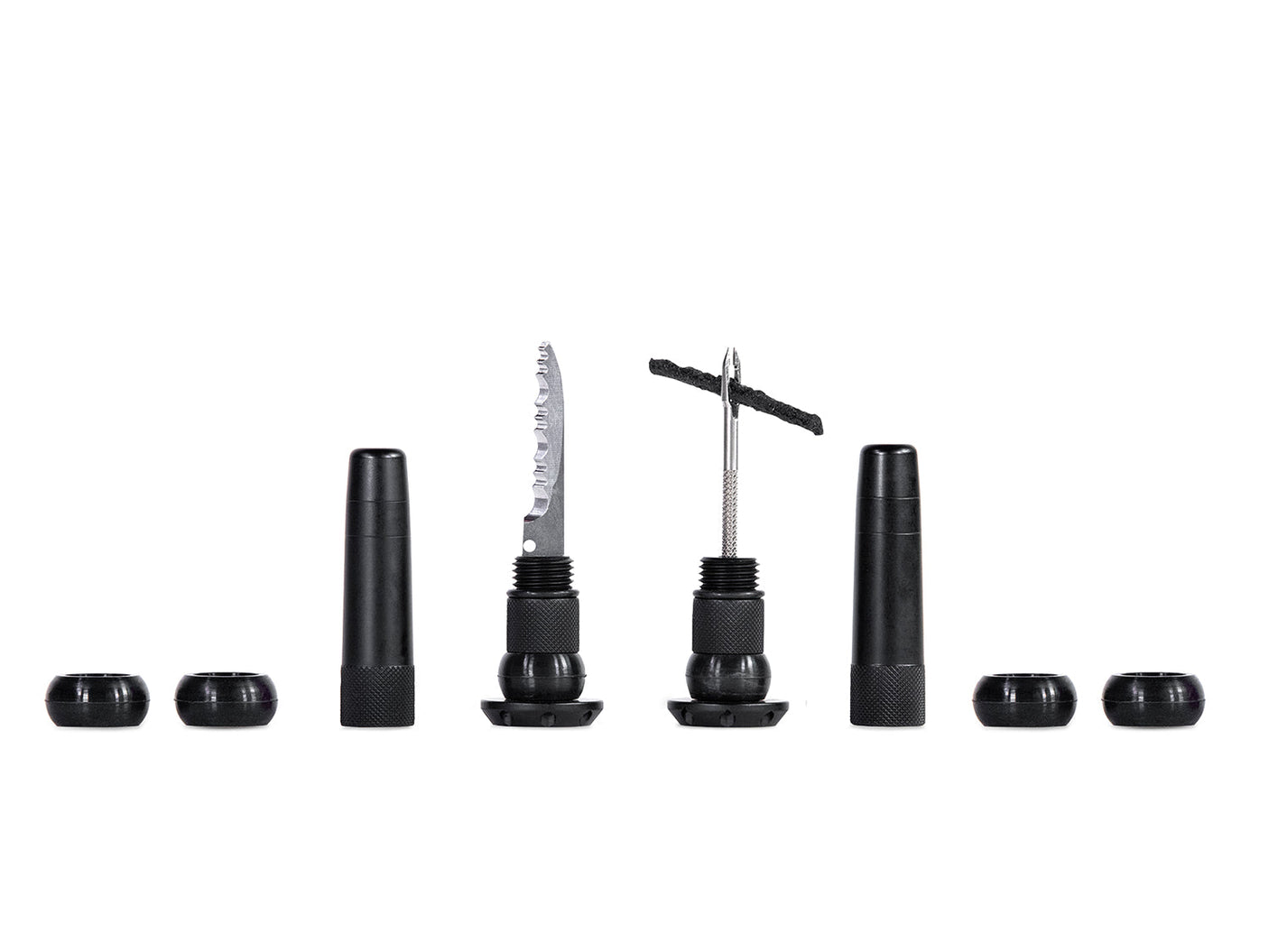 Muc-Off Stealth Tubeless Puncture Plug reparatieset met gereedschap zwart