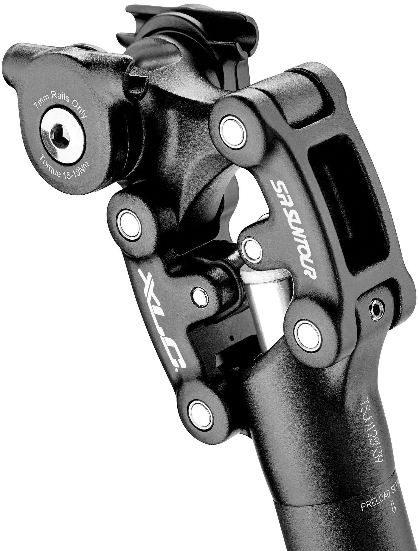 XLC SP-S11 verende zadelpen Ø31,6mm zwart